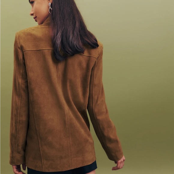 Reformation Brown Leather Jacket - Picture 10 of 11